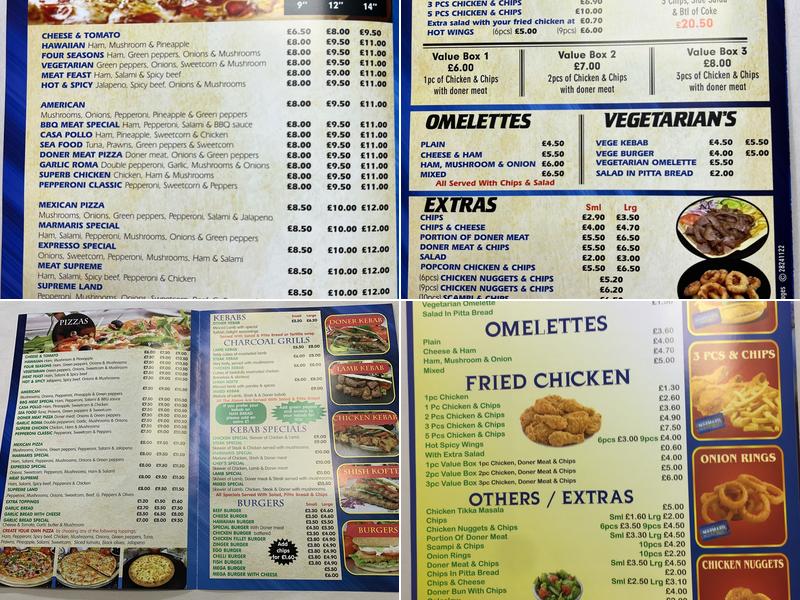 Marmaris Menu