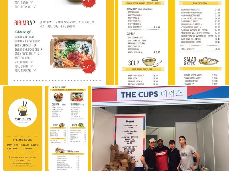 The Cups Menu