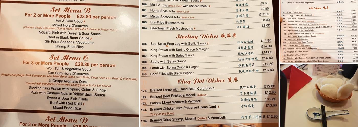 Magic Wok Chinese Restaurant Menu