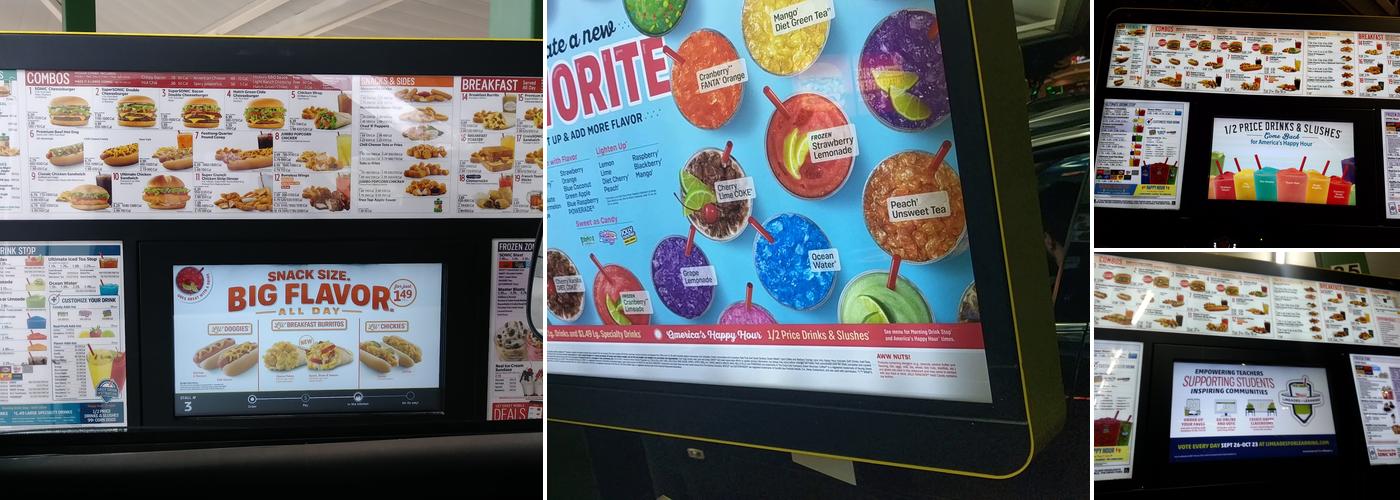 Sonic Drive-In Menu