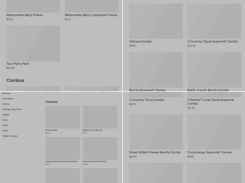 Taco Bell Menu