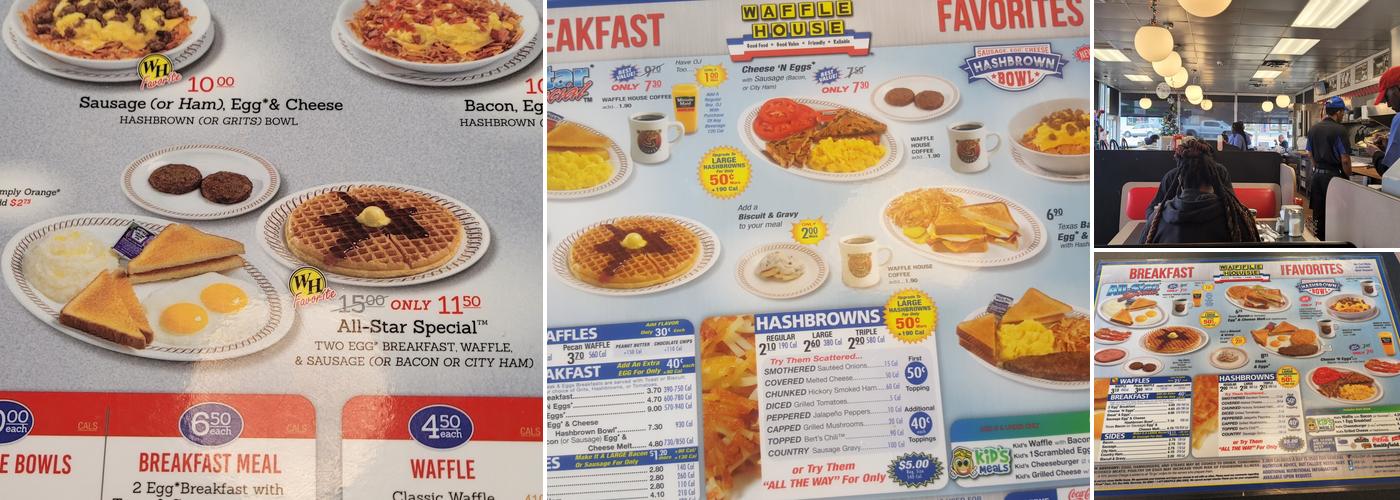 Waffle House Menu