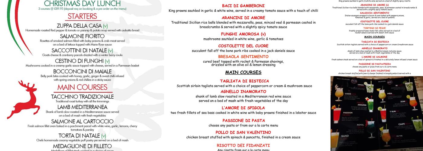 Cafe Casita Ristorante Italiano Menu