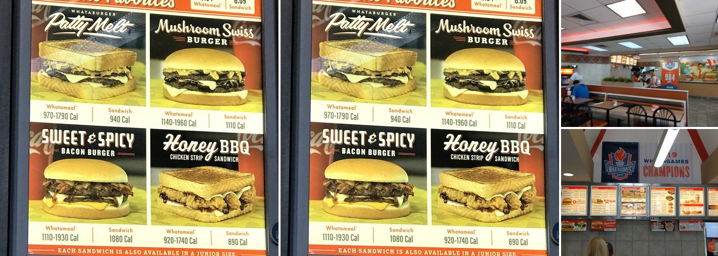 Whataburger Menu