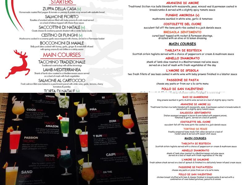 Cafe Casita Ristorante Italiano Menu