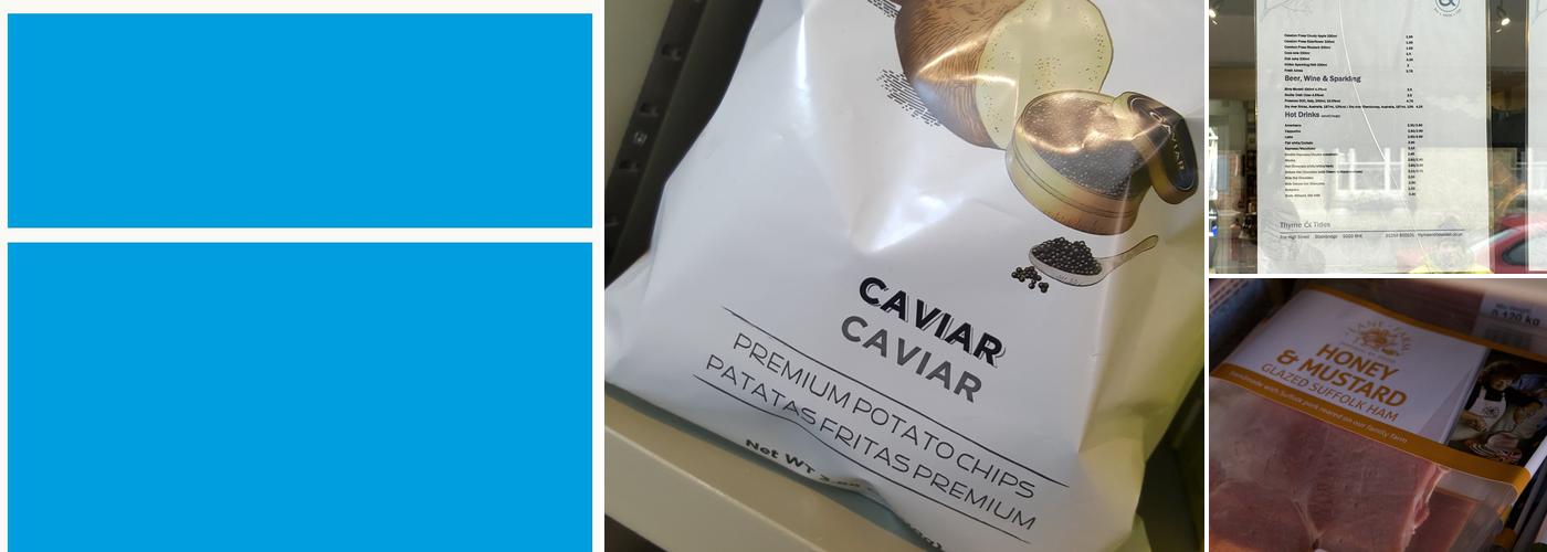 Thyme & Tides Deli Menu