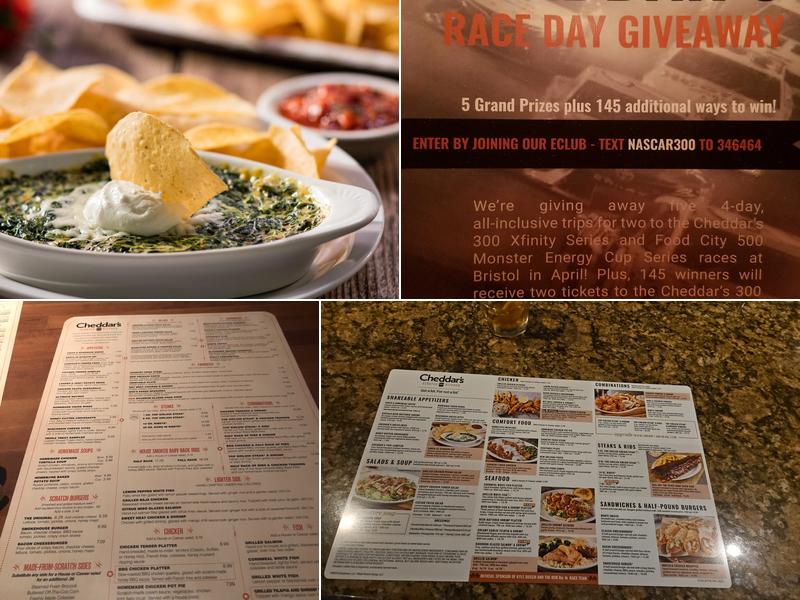 Cheddar's Scratch Kitchen Menu