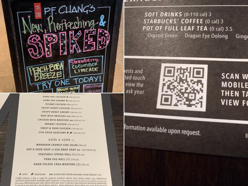 P.F. Chang's Menu