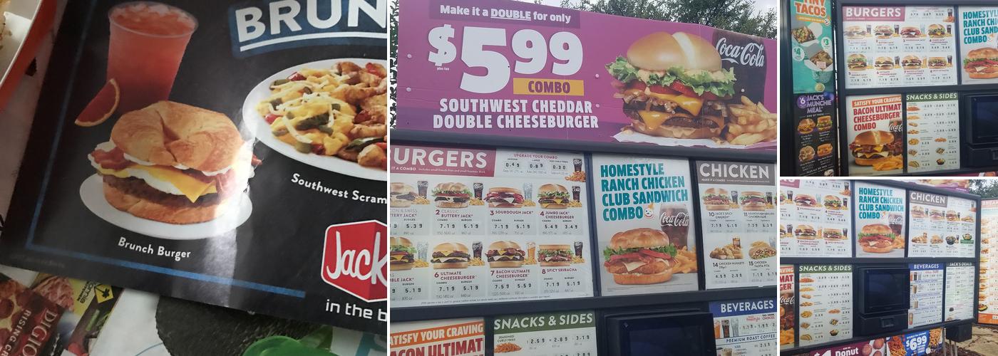 Jack In The Box Menu