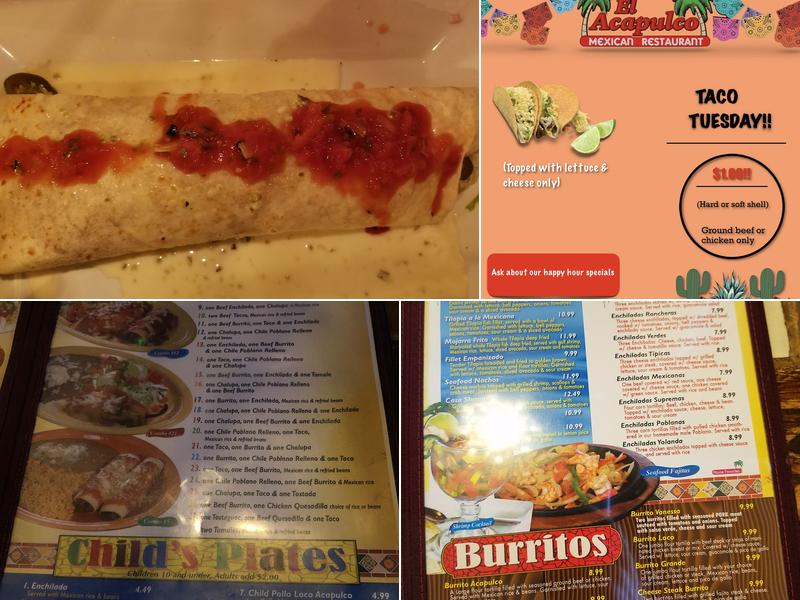 El Acapulco Menu