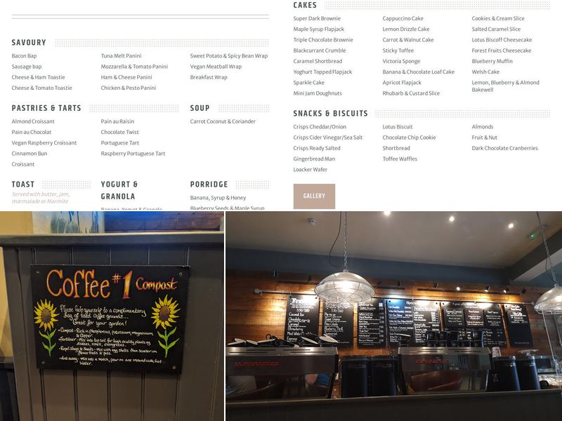 Coffee#1 Sutton Coldfield Menu