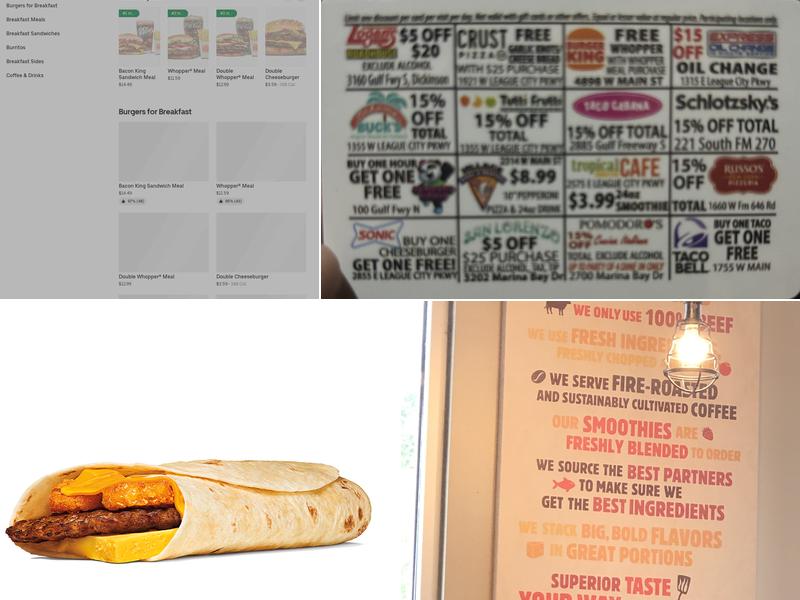 Burger King Menu