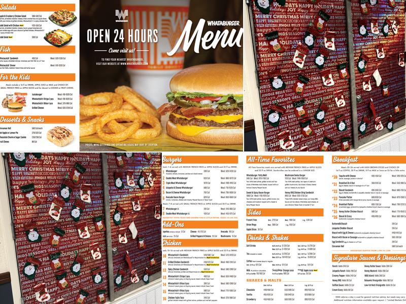 Whataburger Menu