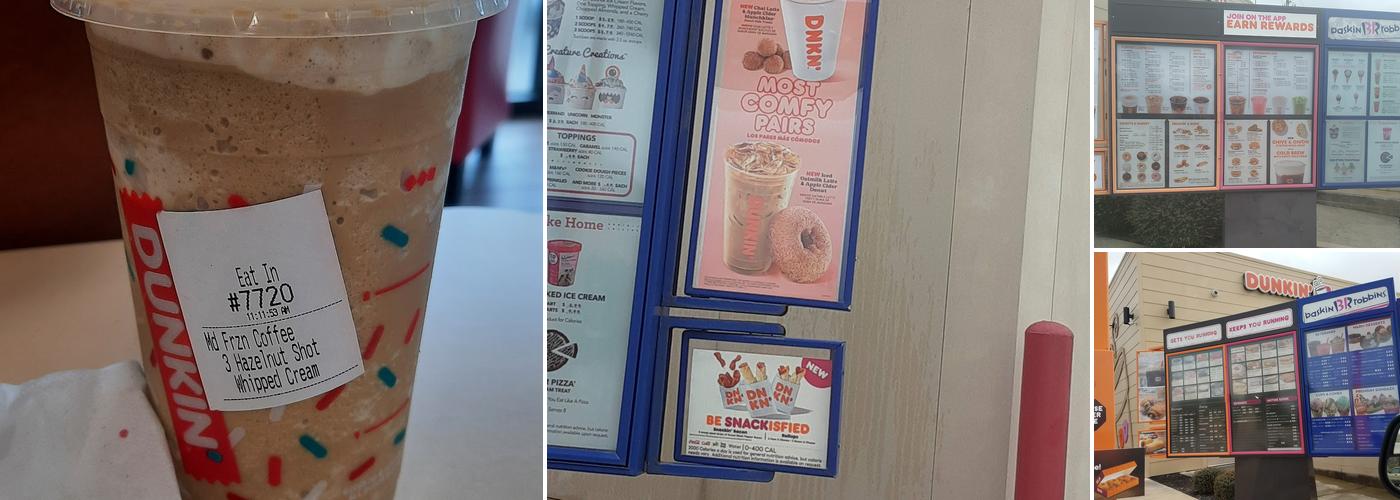 Dunkin' Menu