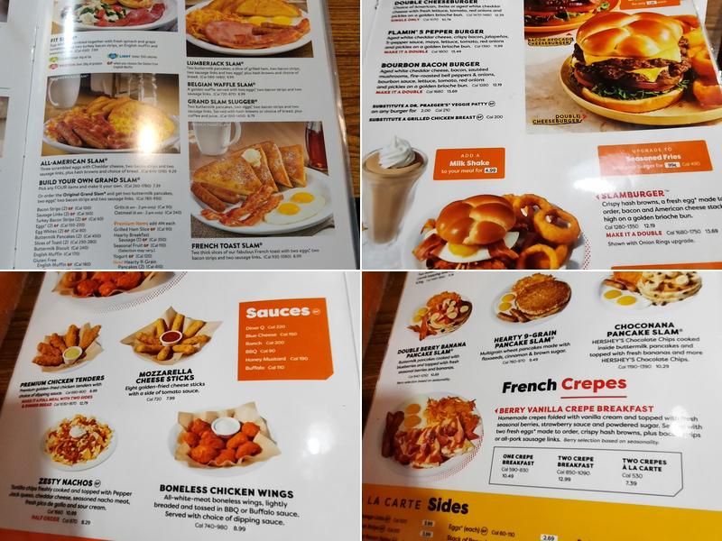 Denny's Menu