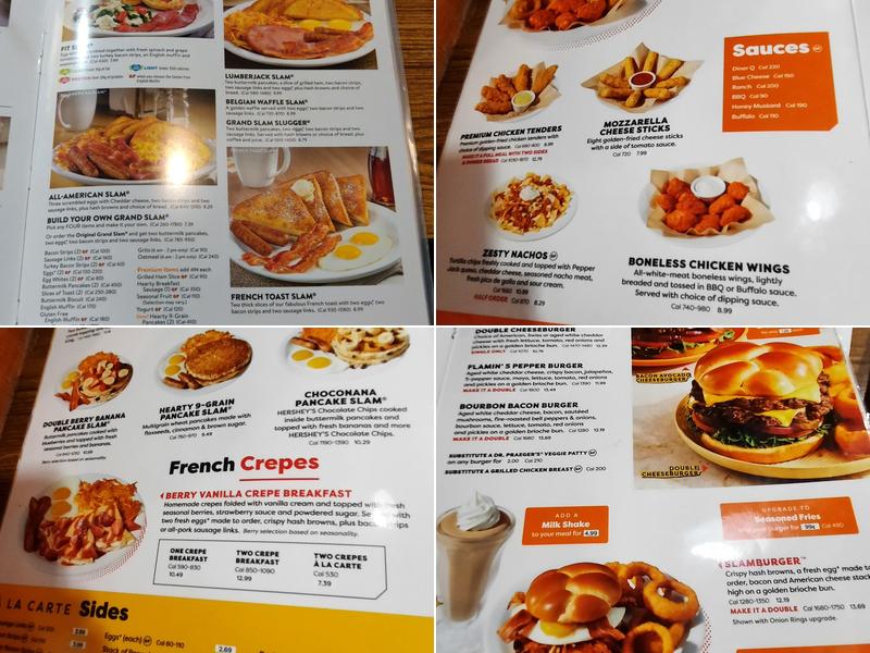 Denny's Menu