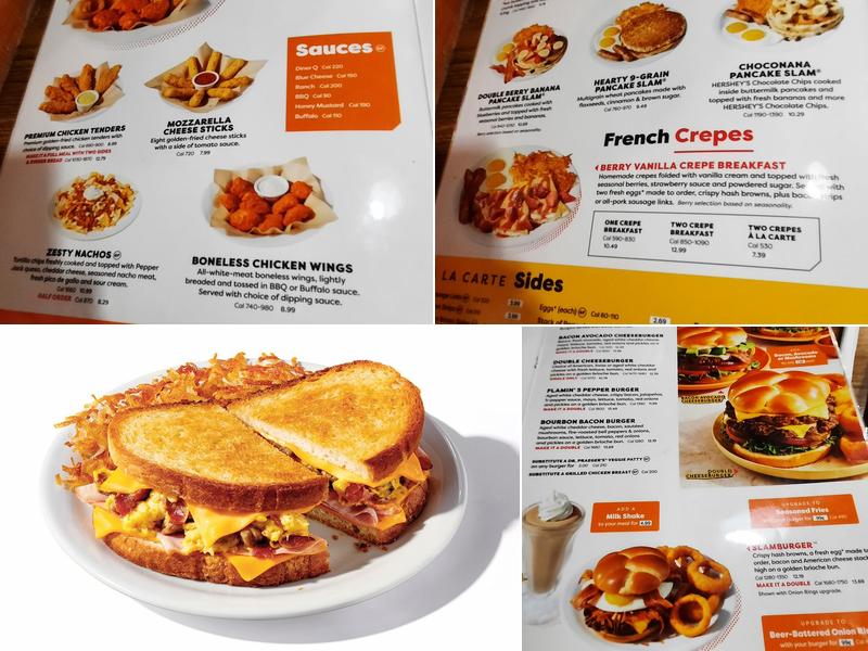 Denny's Restaurant Menu