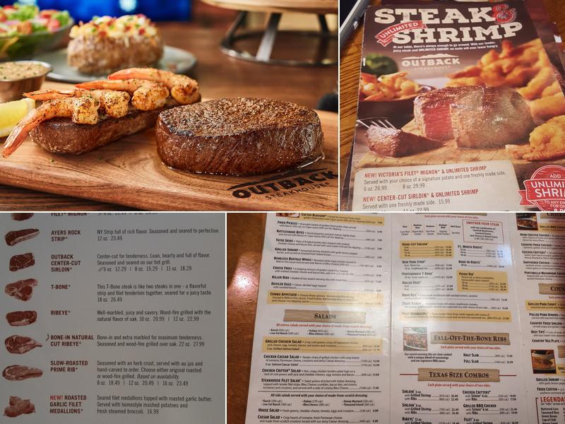 Outback Steakhouse Menu