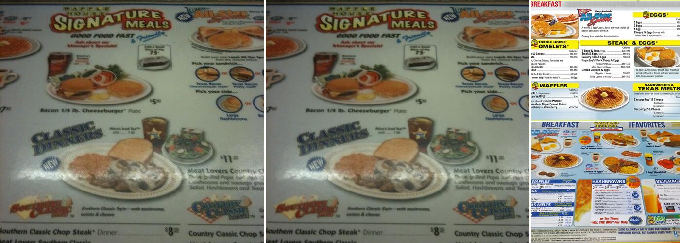 Waffle House Menu
