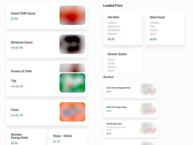 Baxters Pizzeria and Grill Bar Menu