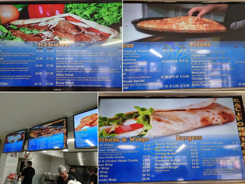 The California Grill Menu