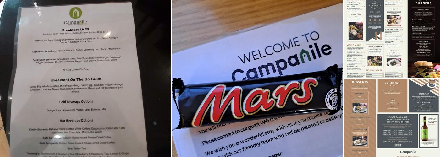 Hotel Restaurant Campanile Washington - Newcastle-Upon-Tyne Menu