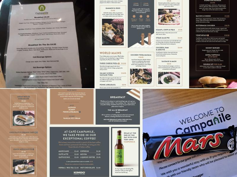Hotel Restaurant Campanile Washington - Newcastle-Upon-Tyne Menu