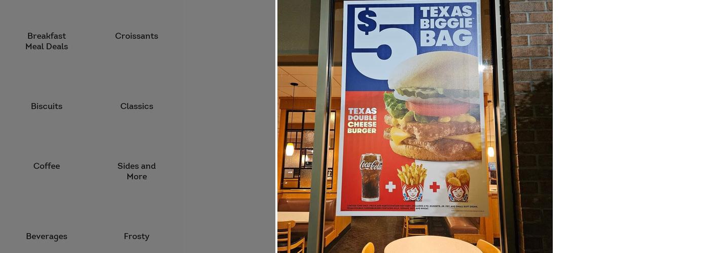 Wendy's Menu