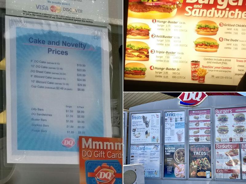 Dairy Queen Menu