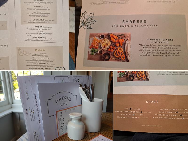 Dartbridge Inn Buckfastleigh Menu