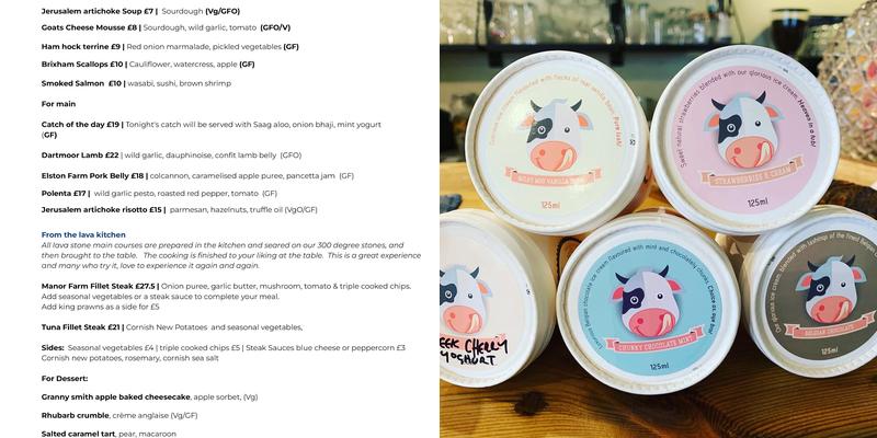 Coljan Cafe, Bar & Restaurant Menu