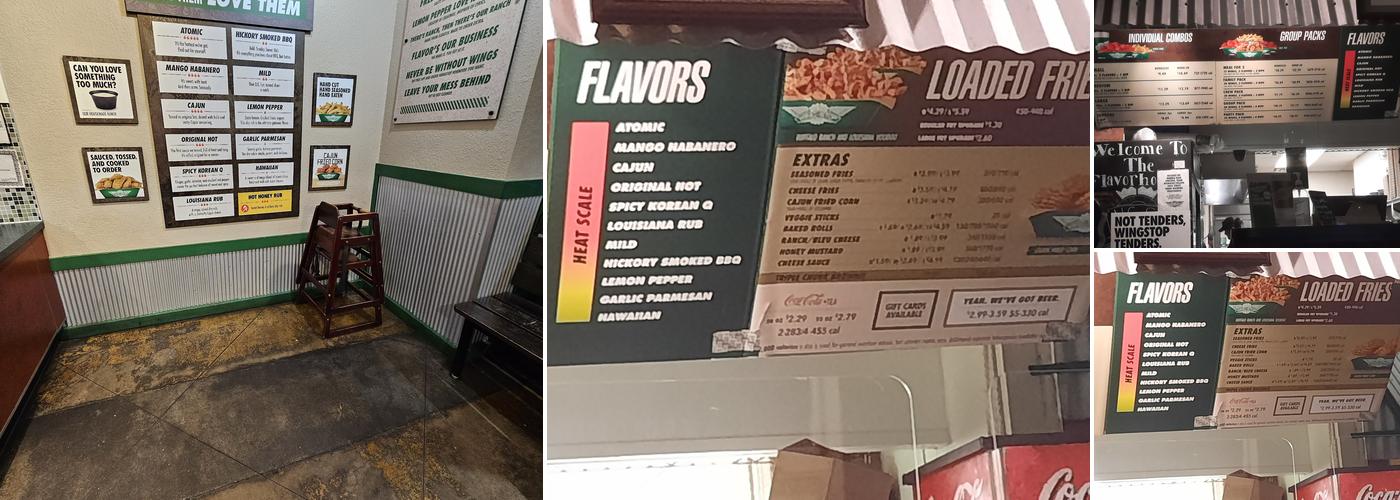 Wingstop Menu