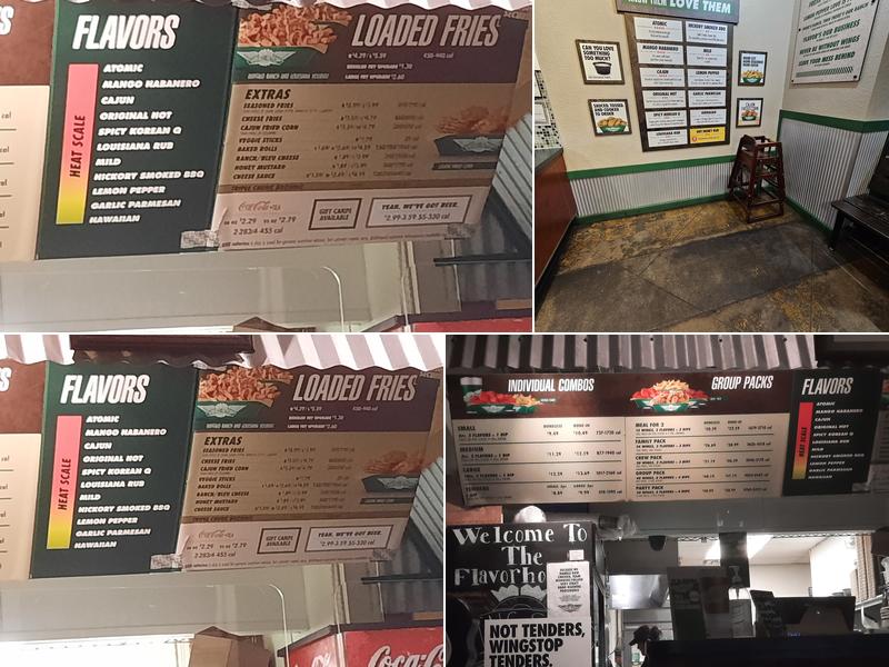 Wingstop Menu