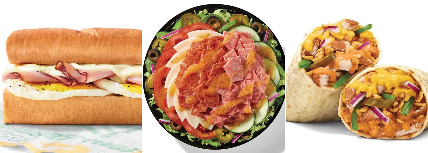 Subway Menu