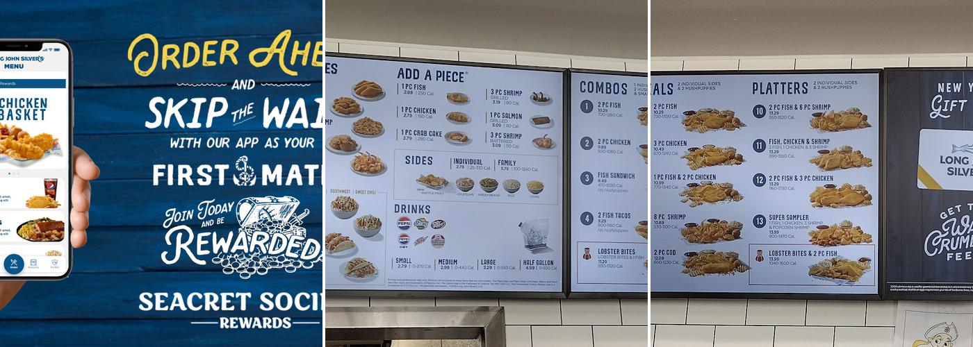 Long John Silver's Menu