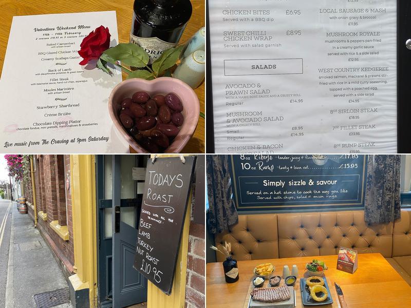 King William IV Menu