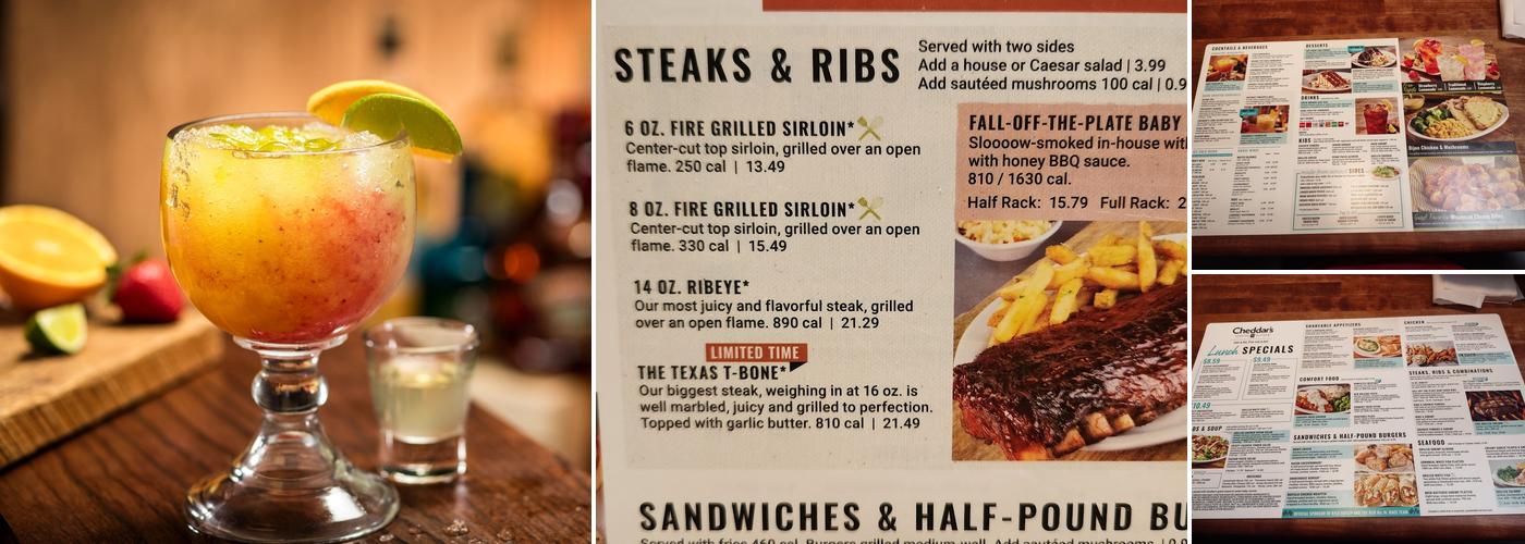 Cheddar's Scratch Kitchen Menu
