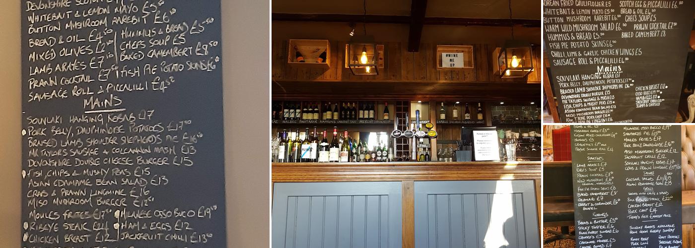 The Devonshire Arms Menu