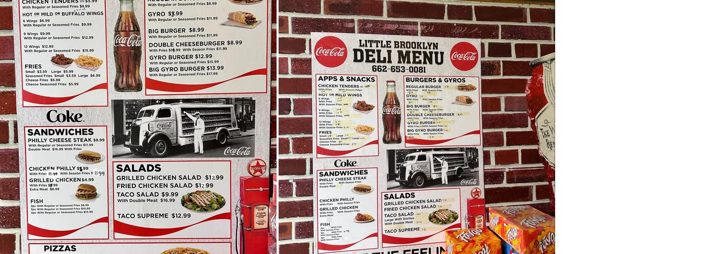 Little Brooklyn #2 amigos Menu