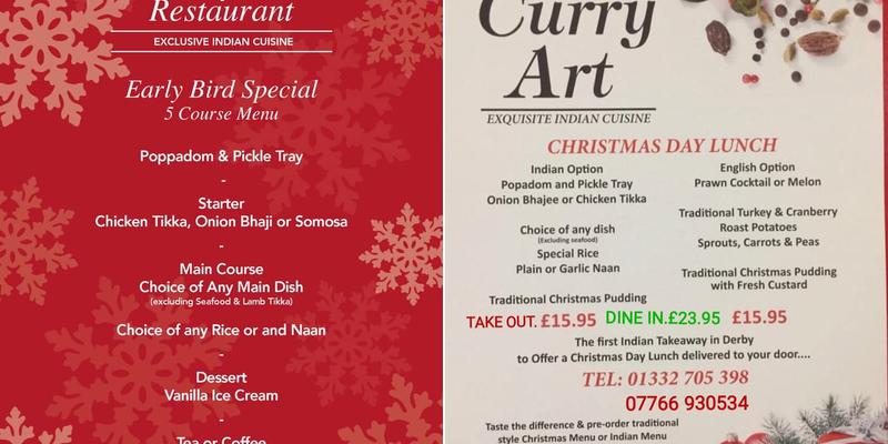 Curry Art Menu