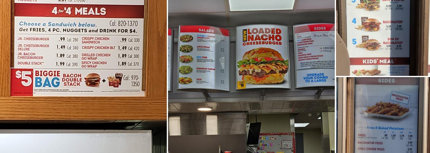Wendy's Menu