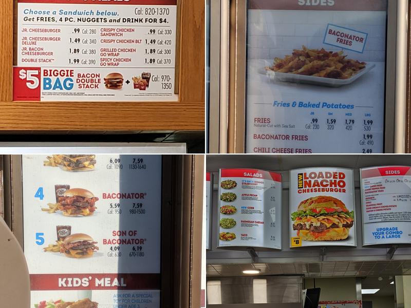 Wendy's Menu