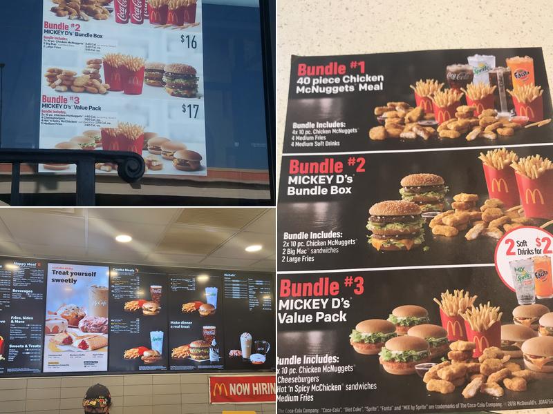 McDonald's Menu
