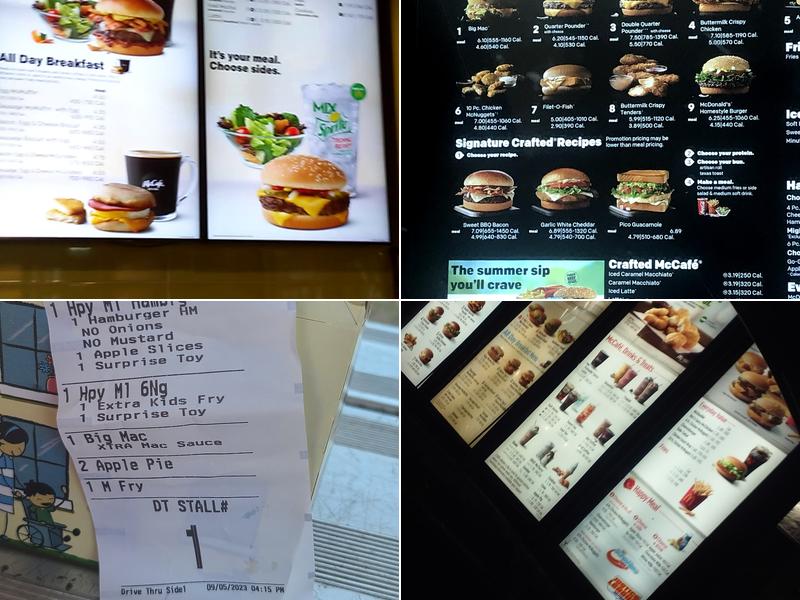 McDonald's Menu