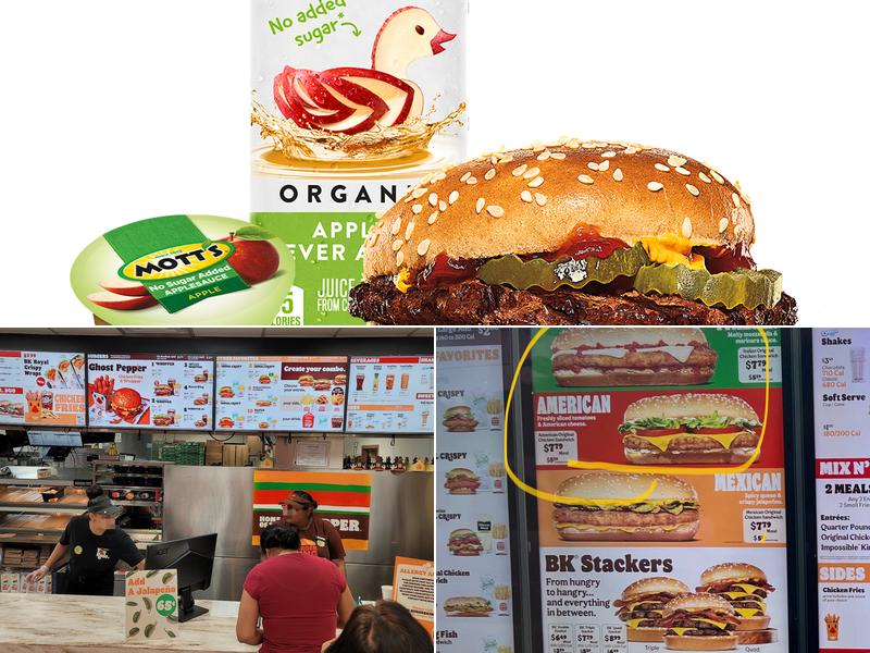 Burger King Menu