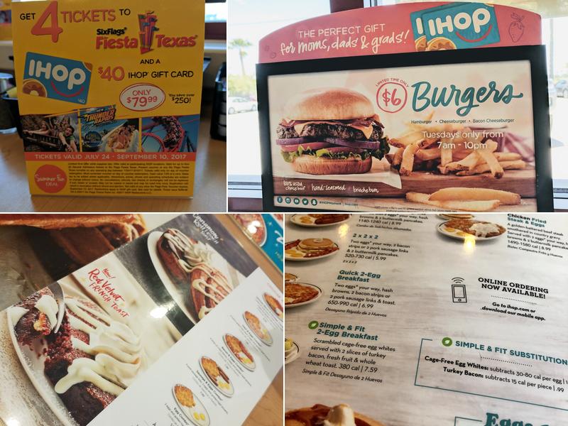 IHOP Menu