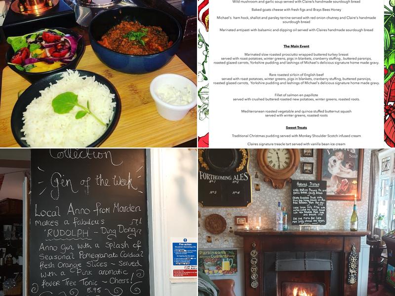 George & Dragon Menu