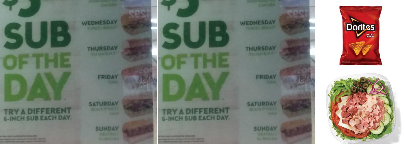 Subway Menu
