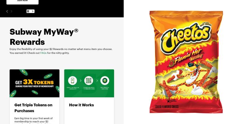 Subway Menu