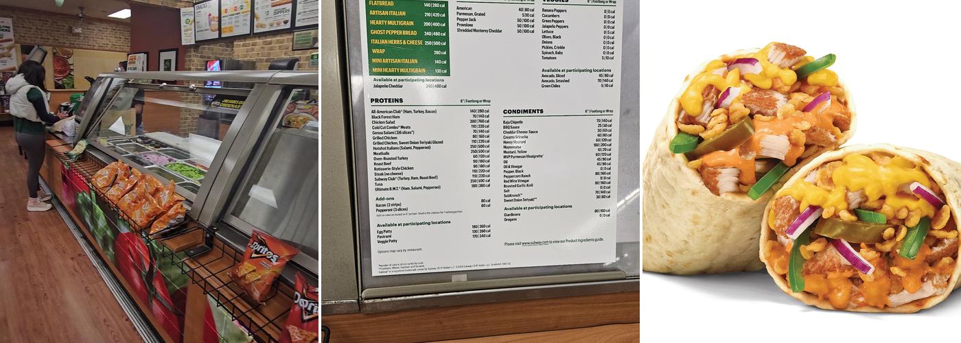 Subway Menu